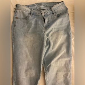Light wash jeans
